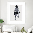 Annie by Gill Alexander on GIANT ART - white black & white woman