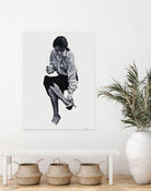 Annie by Gill Alexander on GIANT ART - white black & white woman