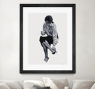 Annie by Gill Alexander on GIANT ART - white black & white woman
