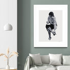 Annie by Gill Alexander on GIANT ART - white black & white woman