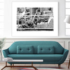 Grill by Gill Alexander on GIANT ART - white men and women