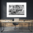 Grill by Gill Alexander on GIANT ART - white men and women