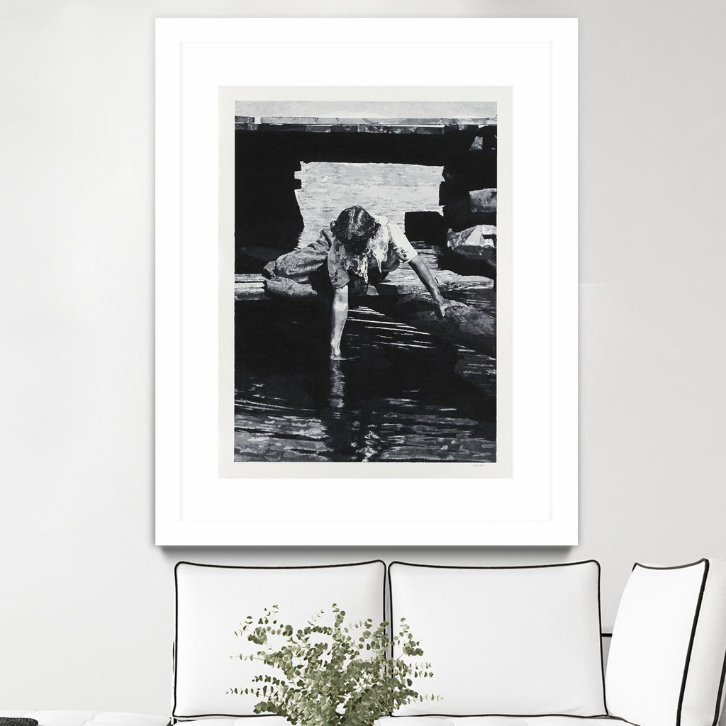 Helen 1914 Pastiche by Gill Alexander on GIANT ART - white black & white eau
