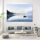 Le solitaire by Jocelyne Maucotel on GIANT ART - blue sea scene
