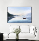 Le solitaire by Jocelyne Maucotel on GIANT ART - blue sea scene