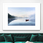 Le solitaire by Jocelyne Maucotel on GIANT ART - red costal tôt le matin