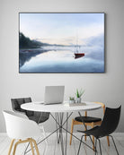 Le solitaire by Jocelyne Maucotel on GIANT ART - blue sea scene