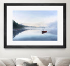 Le solitaire by Jocelyne Maucotel on GIANT ART - red costal tôt le matin