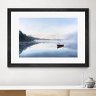 Le solitaire by Jocelyne Maucotel on GIANT ART - red costal tôt le matin