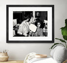 The back by Gill Alexander on GIANT ART - white black & white hair