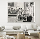 Reach by Gill Alexander on GIANT ART - white men and women