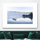 Brume sur le lac d'argent by Jocelyne Maucotel on GIANT ART - green costal artistes du québec