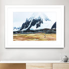 Crossing the green algae field, Antarctica by Nick Jackson on GIANT ART - white photo art