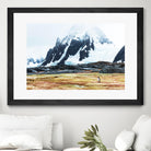 Crossing the green algae field, Antarctica by Nick Jackson on GIANT ART - white photo art