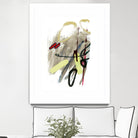 Déchirure 1 by Meejlau on GIANT ART - beige abstract artistes du québec