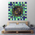 Pi_Dot_Pi_4_1_8 by Xosé Salgado on GIANT ART - yellow abstract