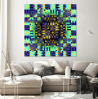 Pi_Dot_Pi_4_1_8 by Xosé Salgado on GIANT ART - yellow abstract