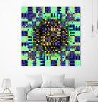 Pi_Dot_Pi_4_1_8 by Xosé Salgado on GIANT ART - yellow abstract