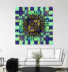 Pi_Dot_Pi_4_1_8 by Xosé Salgado on GIANT ART - yellow abstract