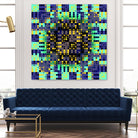 Pi_Dot_Pi_4_1_8 by Xosé Salgado on GIANT ART - yellow abstract