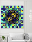 Pi_Dot_Pi_4_1_8 by Xosé Salgado on GIANT ART - yellow abstract