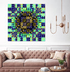 Pi_Dot_Pi_4_1_8 by Xosé Salgado on GIANT ART - yellow abstract