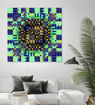 Pi_Dot_Pi_4_1_8 by Xosé Salgado on GIANT ART - yellow abstract