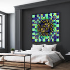 Pi_Dot_Pi_4_1_8 by Xosé Salgado on GIANT ART - yellow abstract