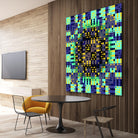 Pi_Dot_Pi_4_1_8 by Xosé Salgado on GIANT ART - yellow abstract