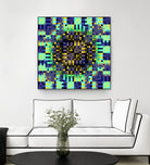 Pi_Dot_Pi_4_1_8 by Xosé Salgado on GIANT ART - yellow abstract