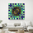 Pi_Dot_Pi_4_1_8 by Xosé Salgado on GIANT ART - yellow abstract