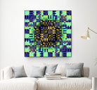 Pi_Dot_Pi_4_1_8 by Xosé Salgado on GIANT ART - yellow abstract