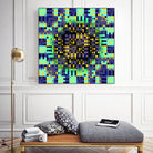 Pi_Dot_Pi_4_1_8 by Xosé Salgado on GIANT ART - yellow abstract