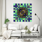 Pi_Dot_Pi_4_1_8 by Xosé Salgado on GIANT ART - green digital vibration