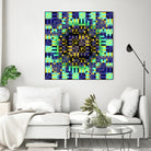 Pi_Dot_Pi_4_1_8 by Xosé Salgado on GIANT ART - yellow abstract