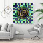 Pi_Dot_Pi_4_1_8 by Xosé Salgado on GIANT ART - yellow abstract