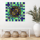 Pi_Dot_Pi_4_1_8 by Xosé Salgado on GIANT ART - green digital vibration