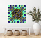 Pi_Dot_Pi_4_1_8 by Xosé Salgado on GIANT ART - yellow abstract