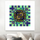 Pi_Dot_Pi_4_1_8 by Xosé Salgado on GIANT ART - yellow abstract