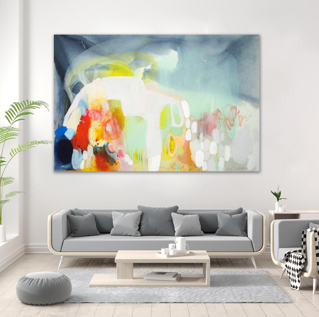 From China with Love by Claire Desjardins on GIANT ART - yellow abstract