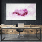 Hues of Quinacridone Violet by Claire Desjardins on GIANT ART - white abstract