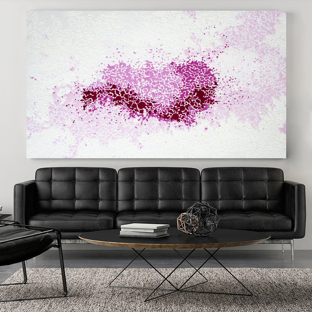 Hues of Quinacridone Violet by Claire Desjardins on GIANT ART - white abstract