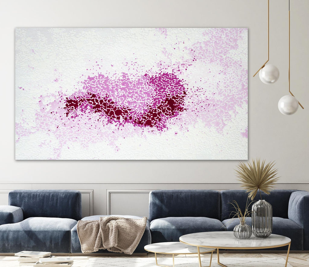 Hues of Quinacridone Violet by Claire Desjardins on GIANT ART - white abstract