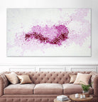 Hues of Quinacridone Violet by Claire Desjardins on GIANT ART - white abstract