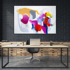 Summer ahead by Claire Desjardins on GIANT ART - pink abstract