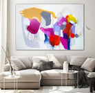 Summer ahead by Claire Desjardins on GIANT ART - pink abstract