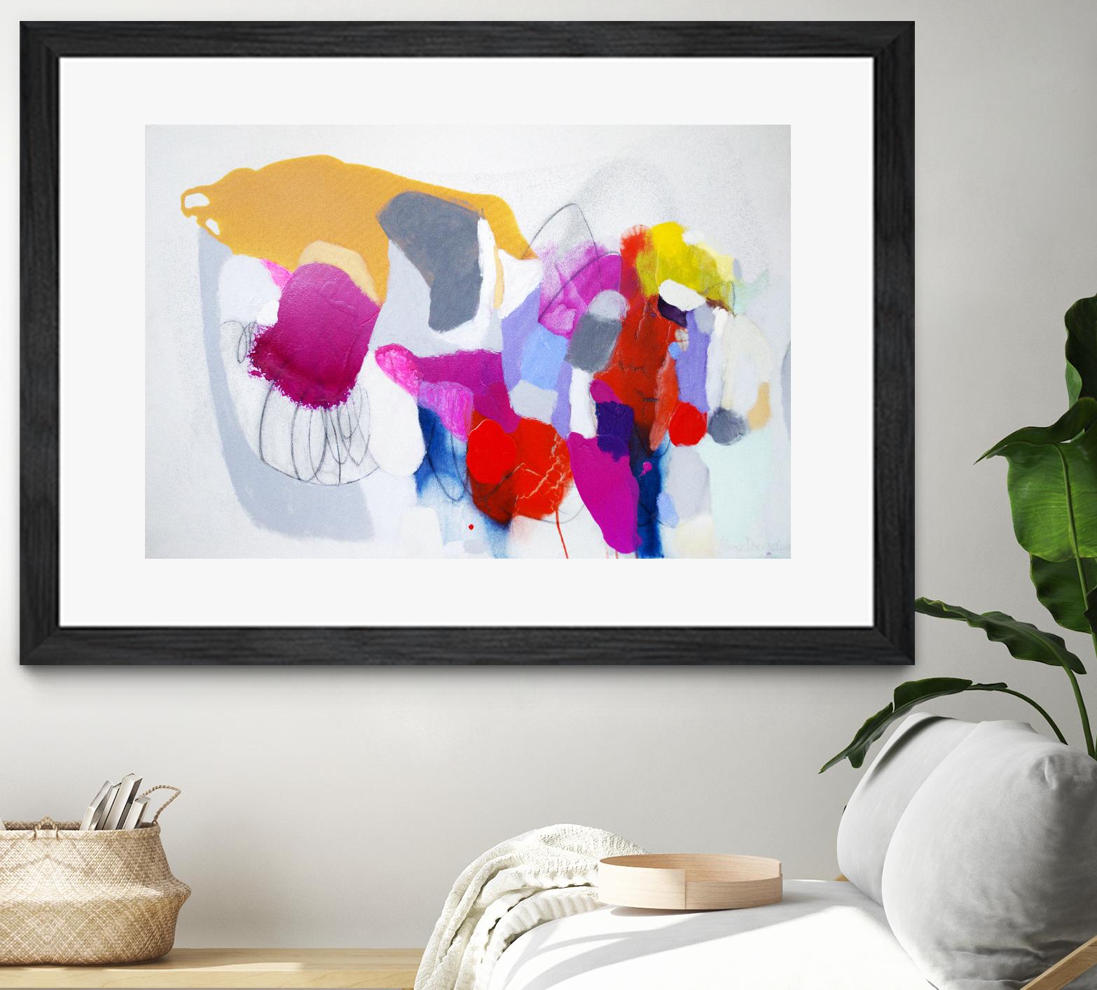 Summer ahead by Claire Desjardins on GIANT ART - red abstract artistes du québec