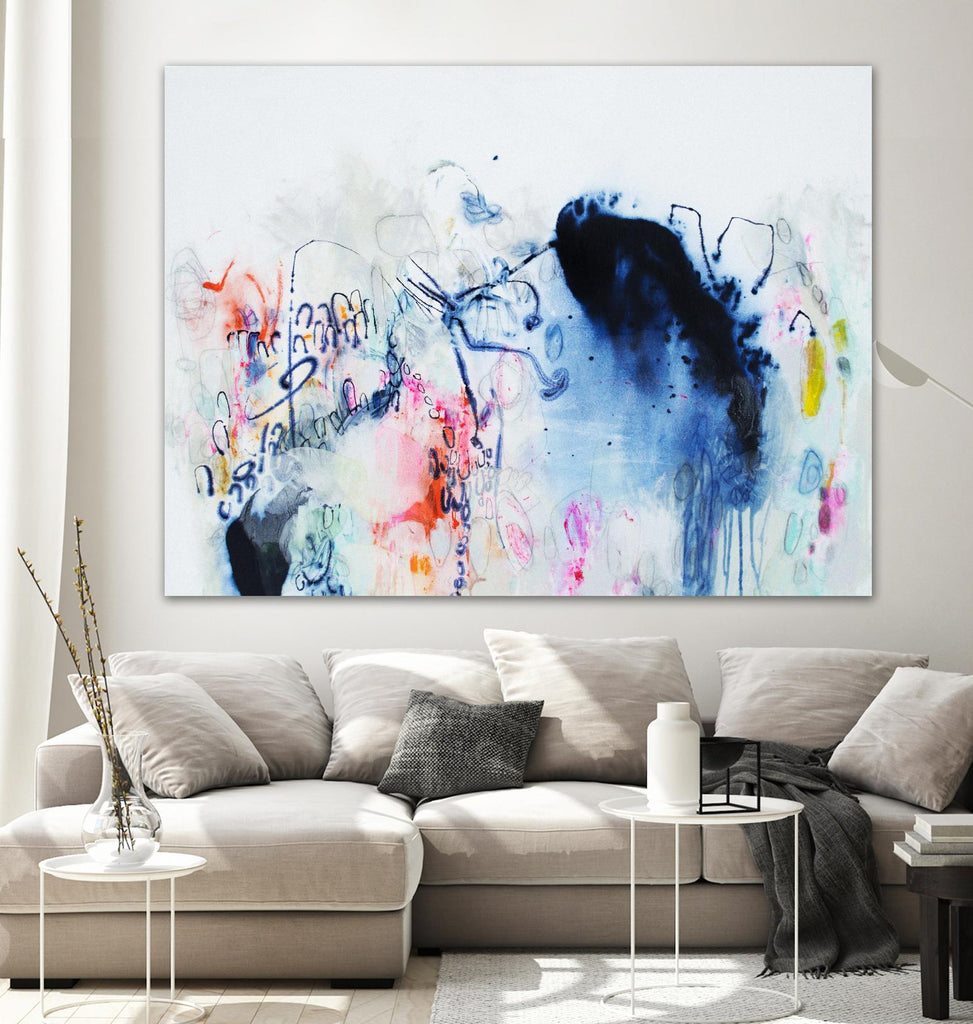 The secrets we keep by Claire Desjardins on GIANT ART - pink abstract