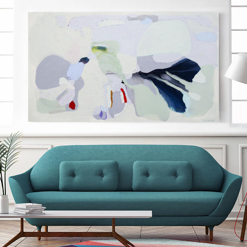 Breathe by Claire Desjardins on GIANT ART - blue abstract