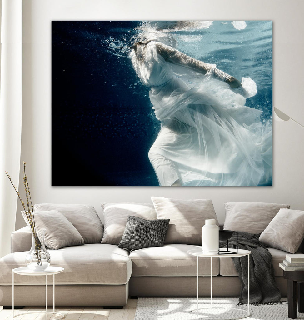Approach by Peter Morneau on GIANT ART - white figurative ballerina